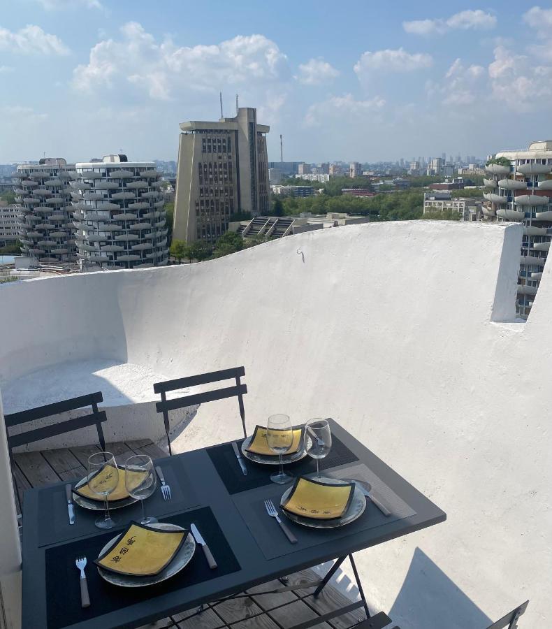 14Eme Et Der Etage "Arty" Avec 2 Chambres Et Vue Panoramique ! Créteil Exterior foto